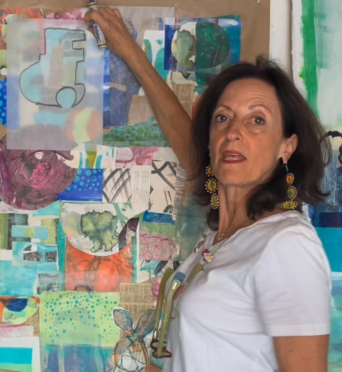 Abstract Mixed Media Easy Shape Tip