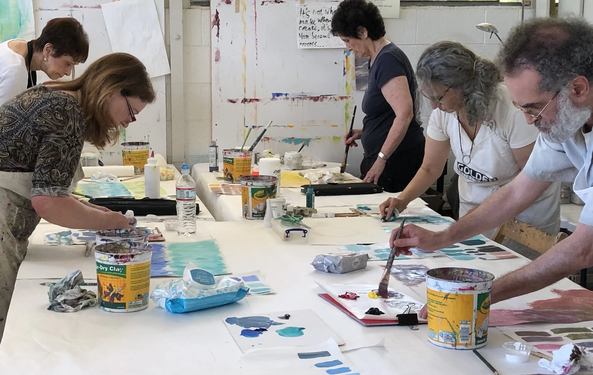 Mixed Media Art Classes and Team Building Events Kathy Leader