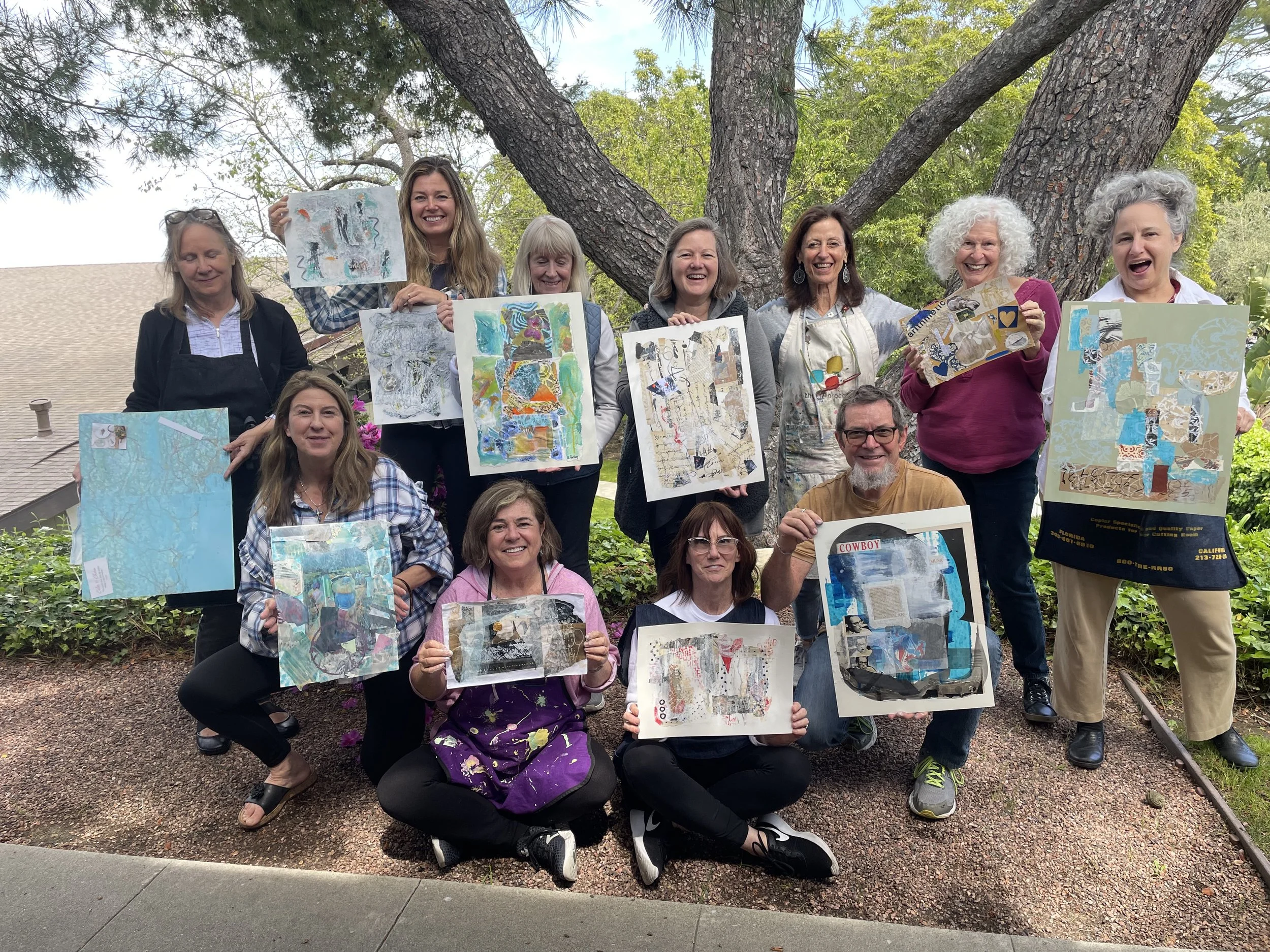 Mixed Media Art Workshop Los Angeles      