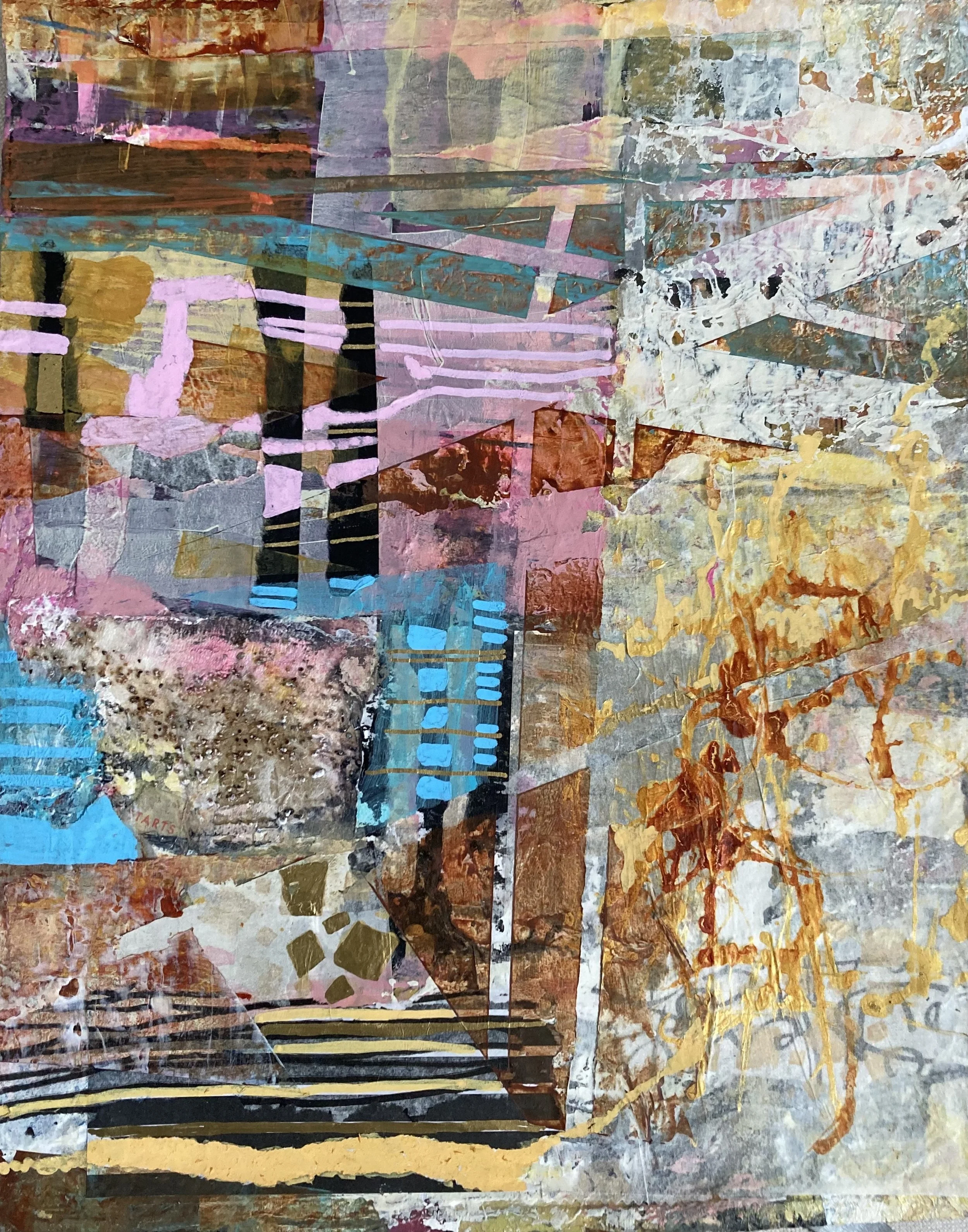 Santa Barbara Workshop: Mixed Media Layering with Gelli Prints