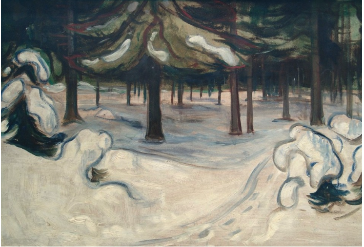 Edvard Munch-Winter,1889