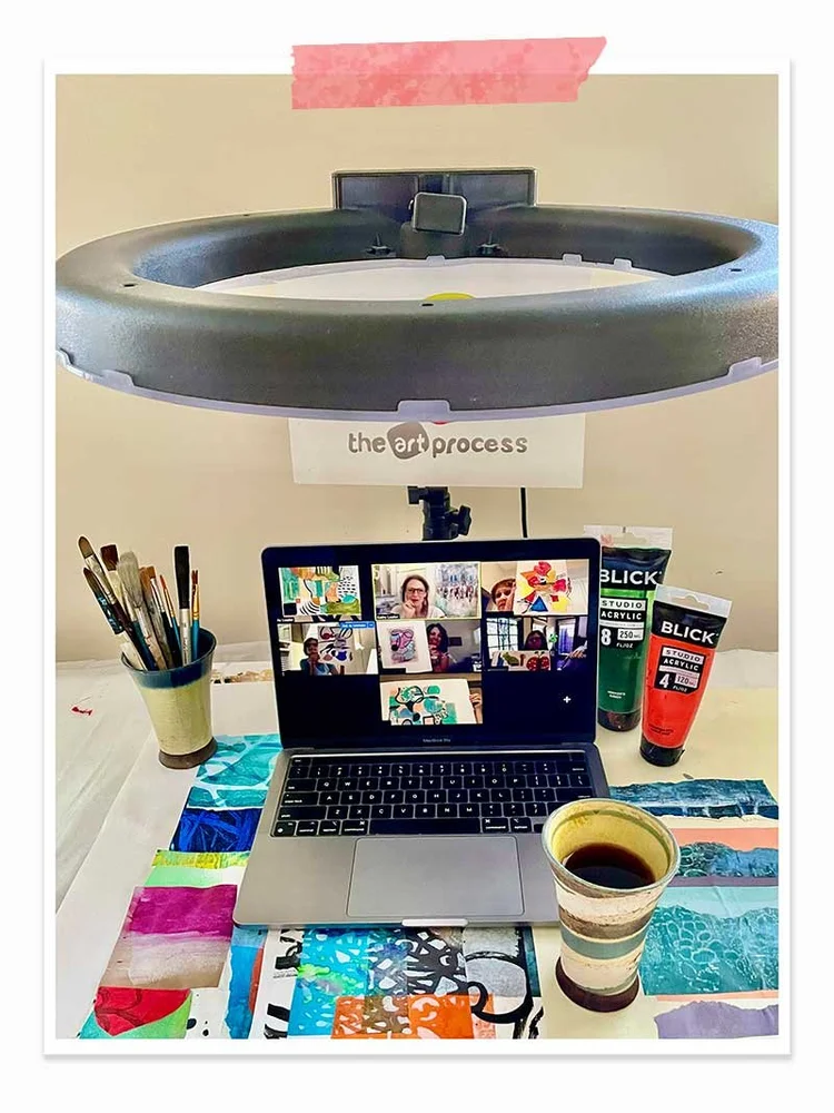 art and painting classes near me — The Art Process with Kathy Leader