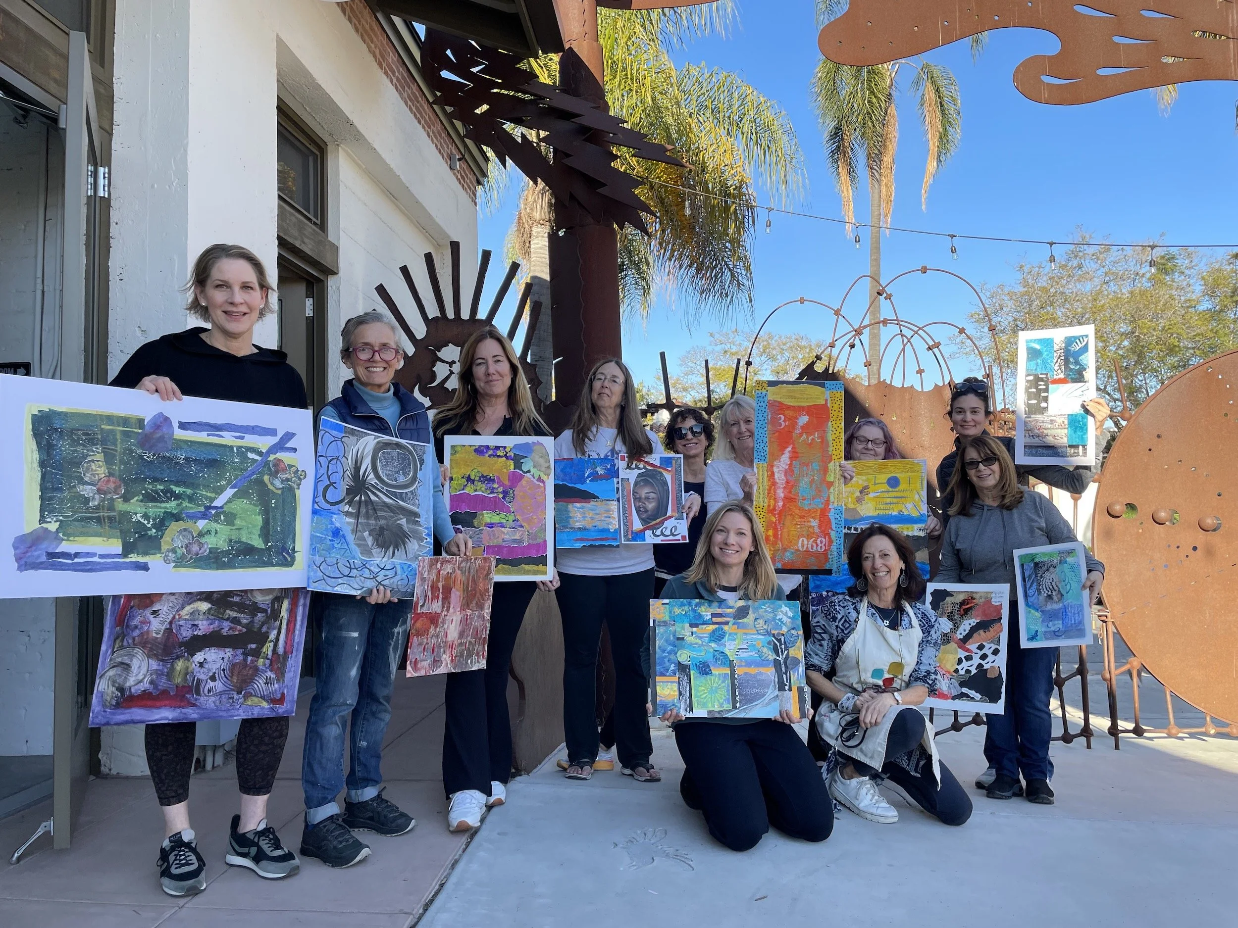 Art & Painting Classes Los Angeles — The Art Process with Kathy Leader