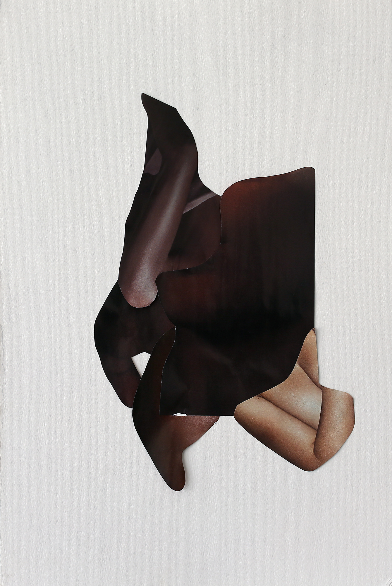 "UNTITLED", paper collage, 2015