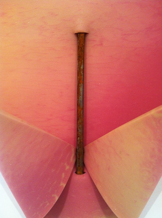 "UNTITLED", steel and foam, 2012