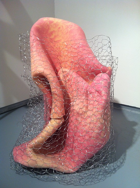 "UNTITLED", chicken wire and foam, 2012
