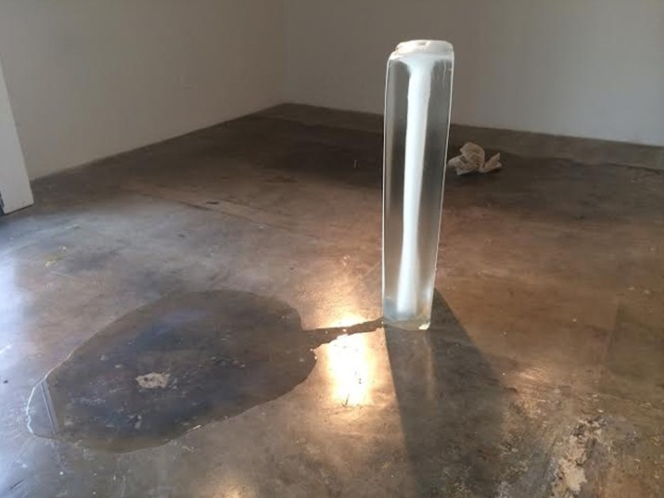 "UNTITLED", Ice block, 2013