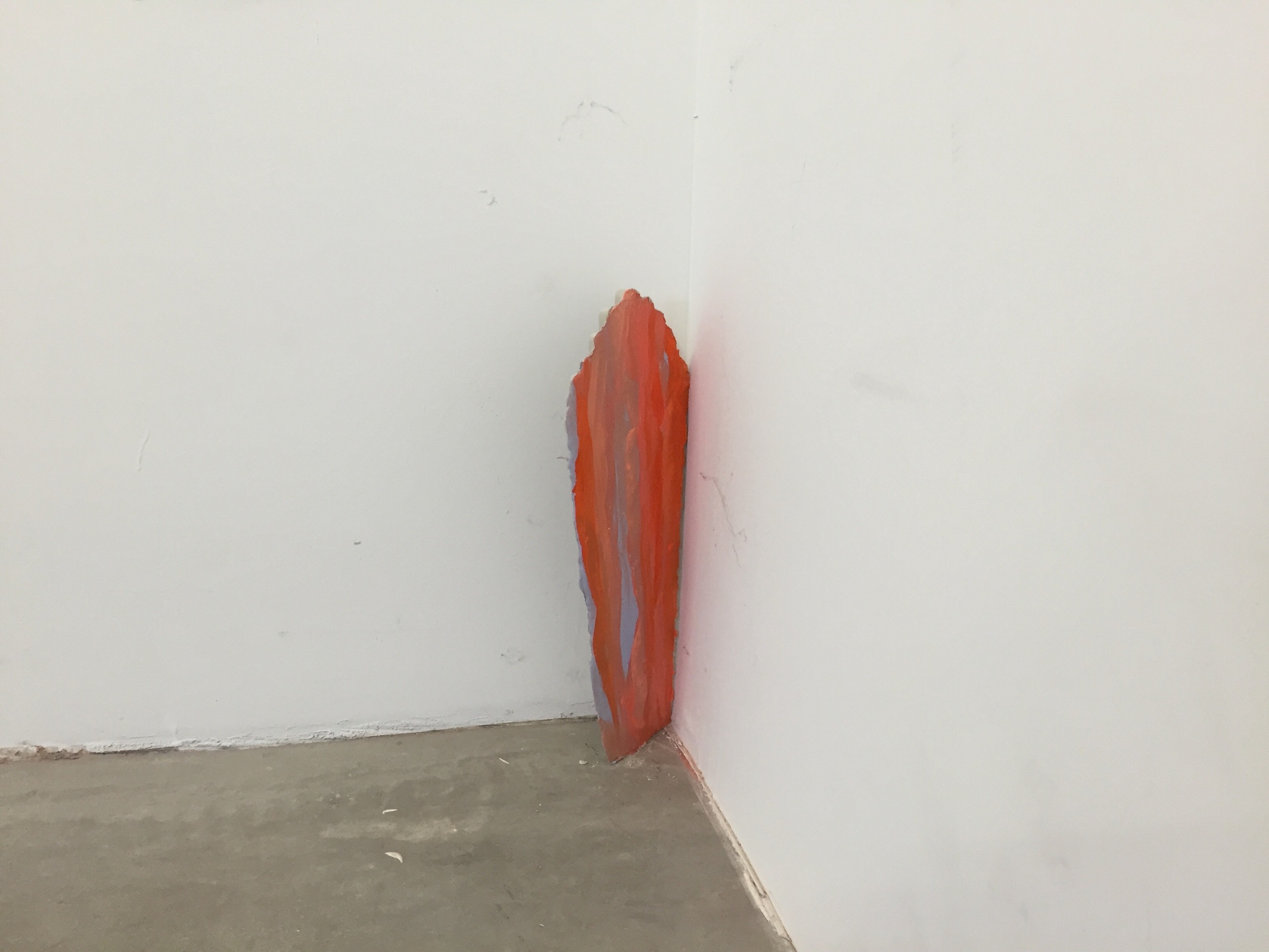"UNTITLED", Concrete and acrylic paint, 2016