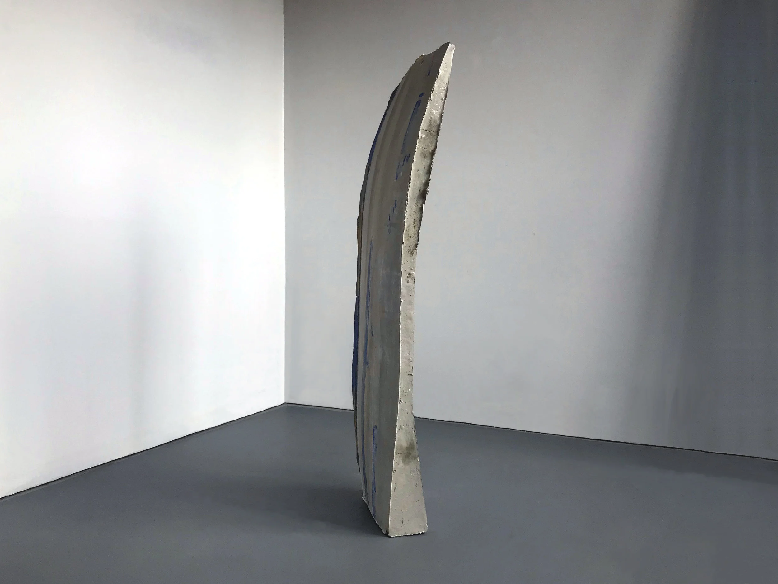 2017, Softcore , Concrete and pigment, 42” x 10” x 9”