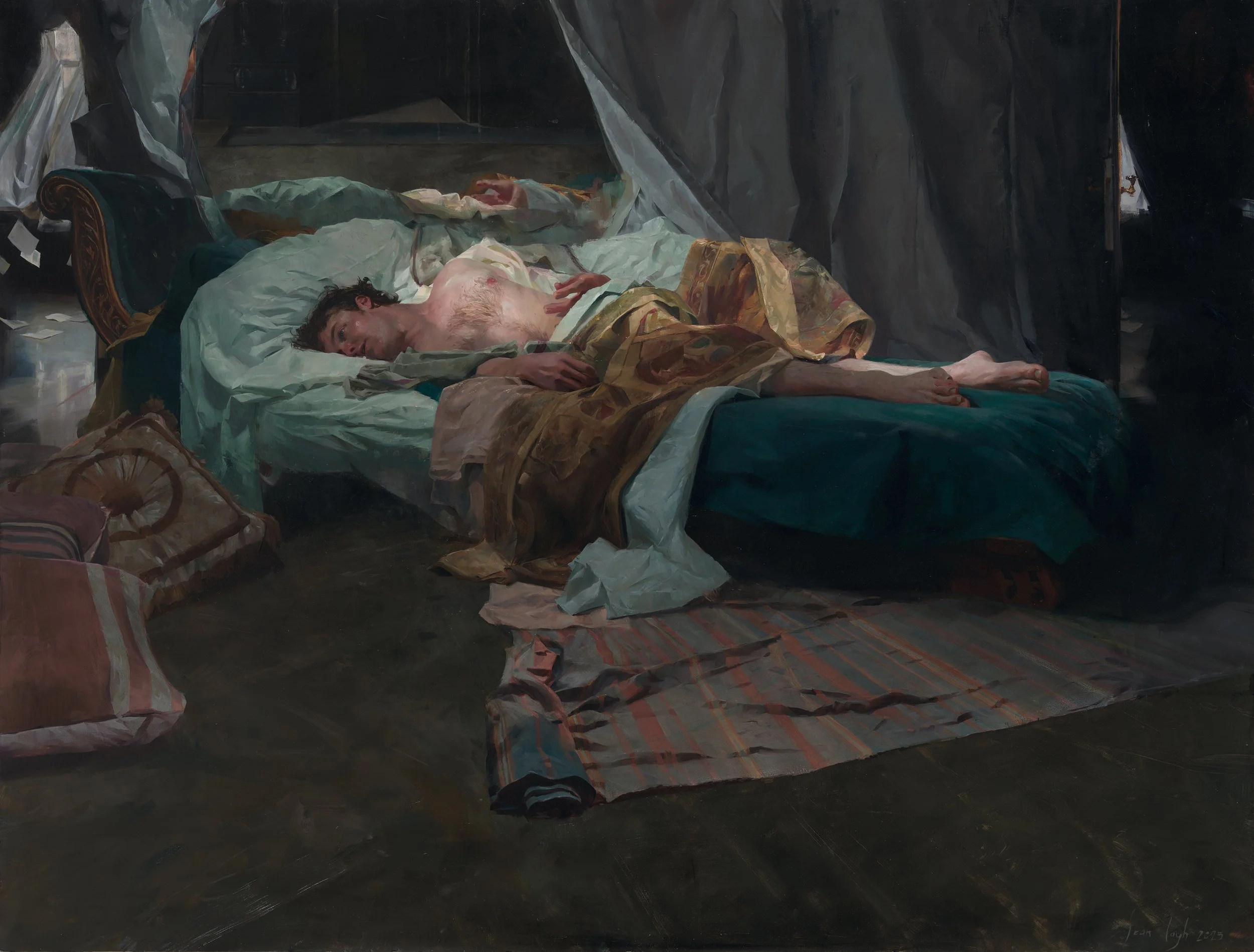 Tragical Historie of Hamlet, Prince of Denmark. Oil on board. 2025