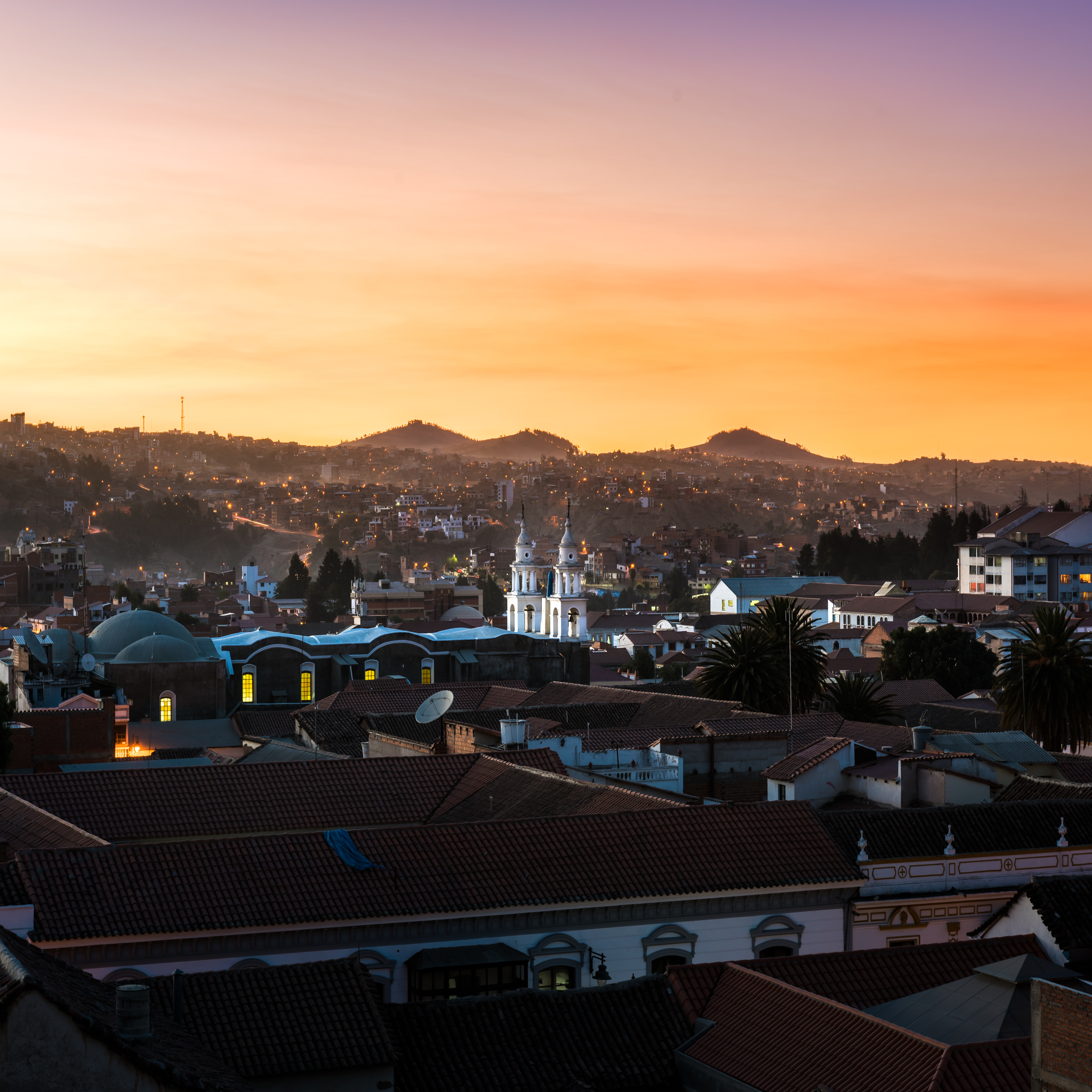 Sucre at Sunset