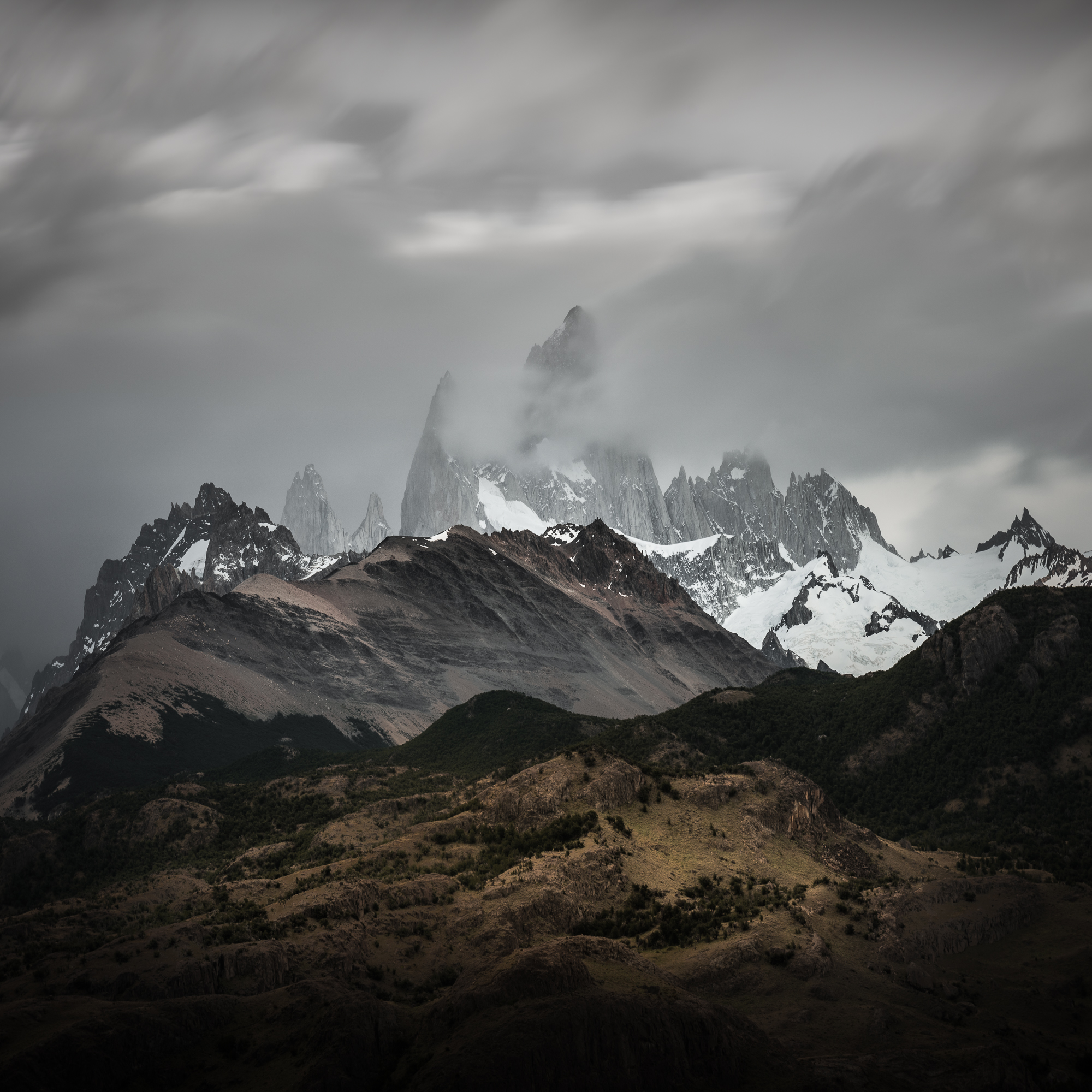 Fitz Roy Massif from Mirador Los Condores.