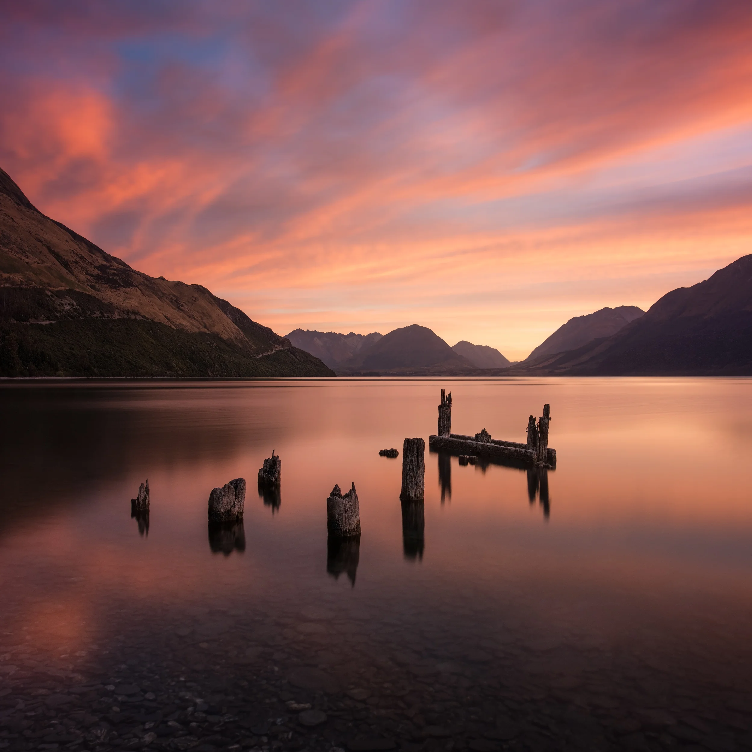 Old Pier on Queenstown-Glenorchy Road