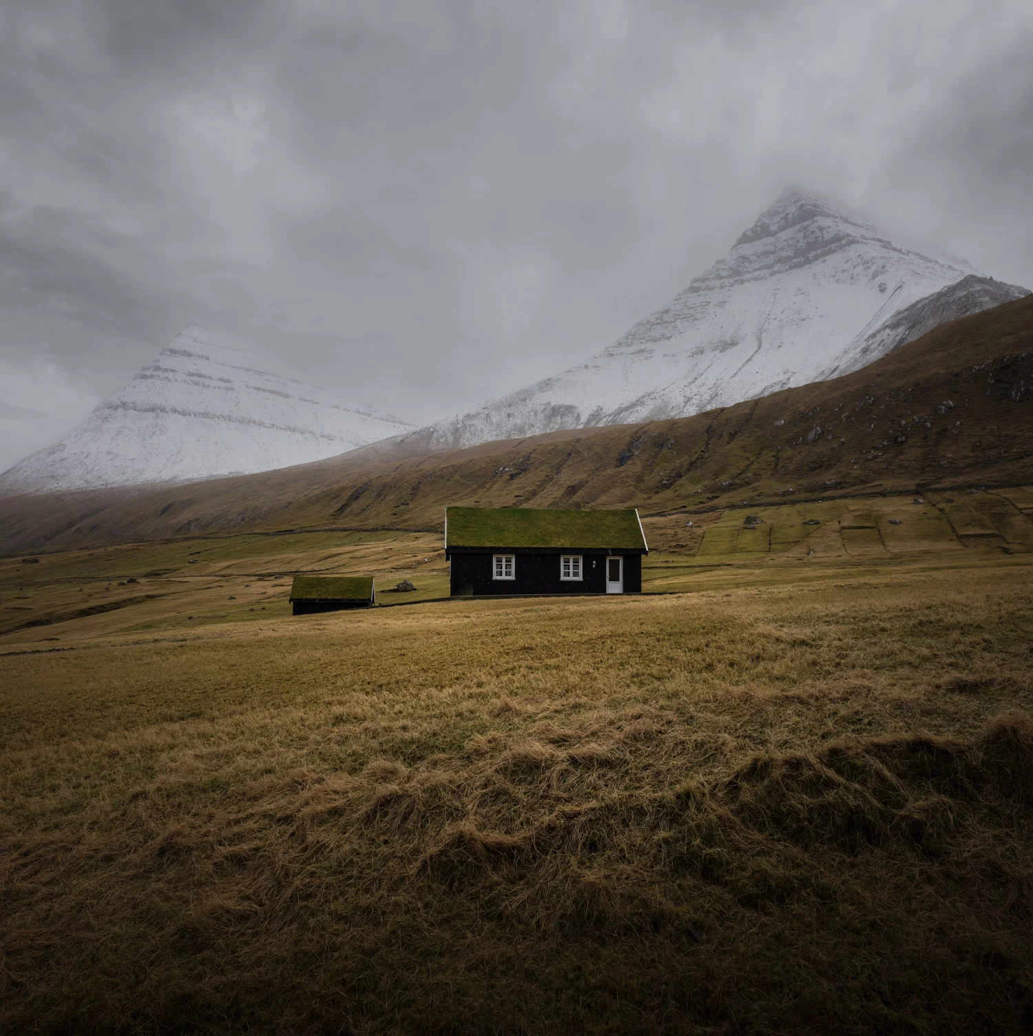 Huts near Gjogv.