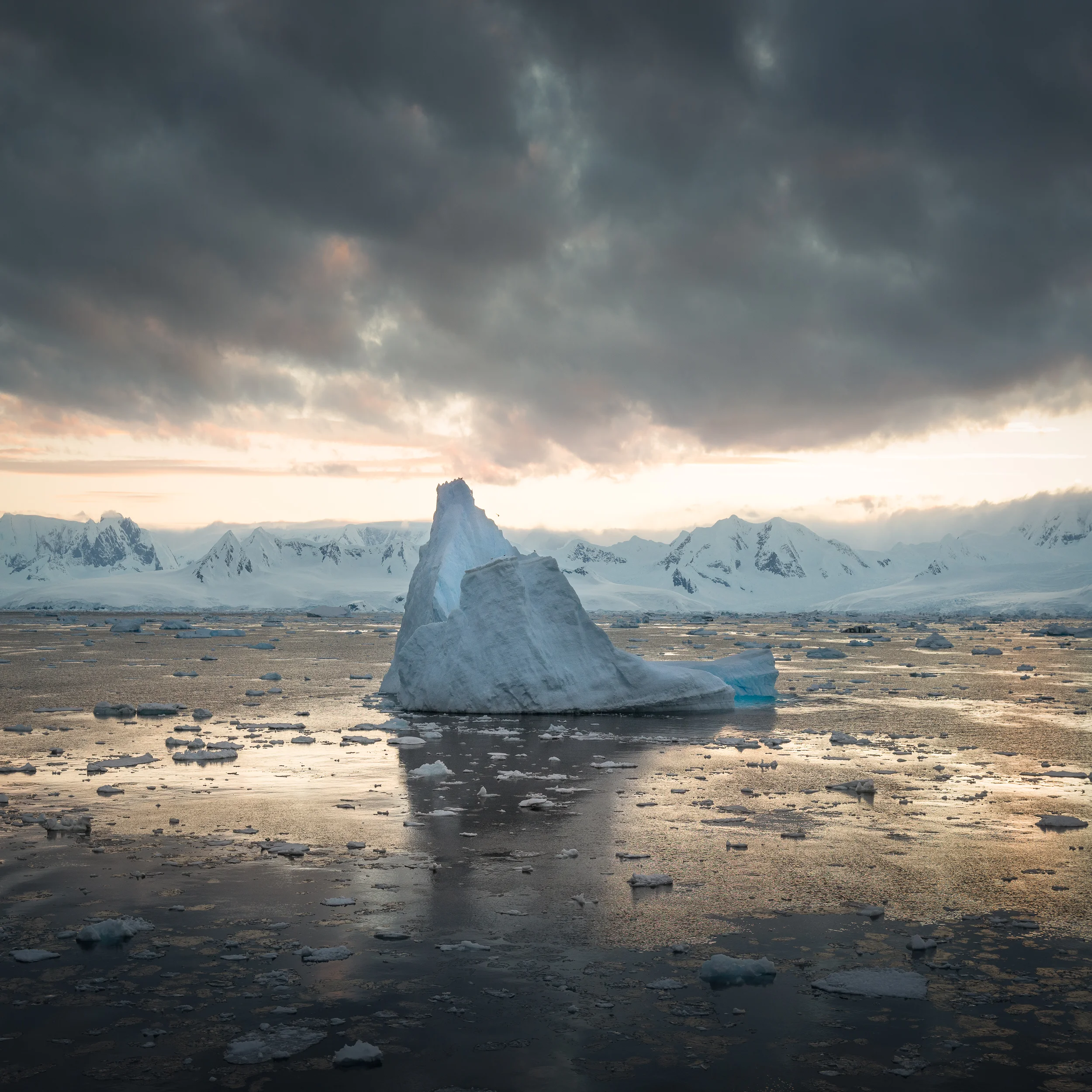 Iceberg Sunset