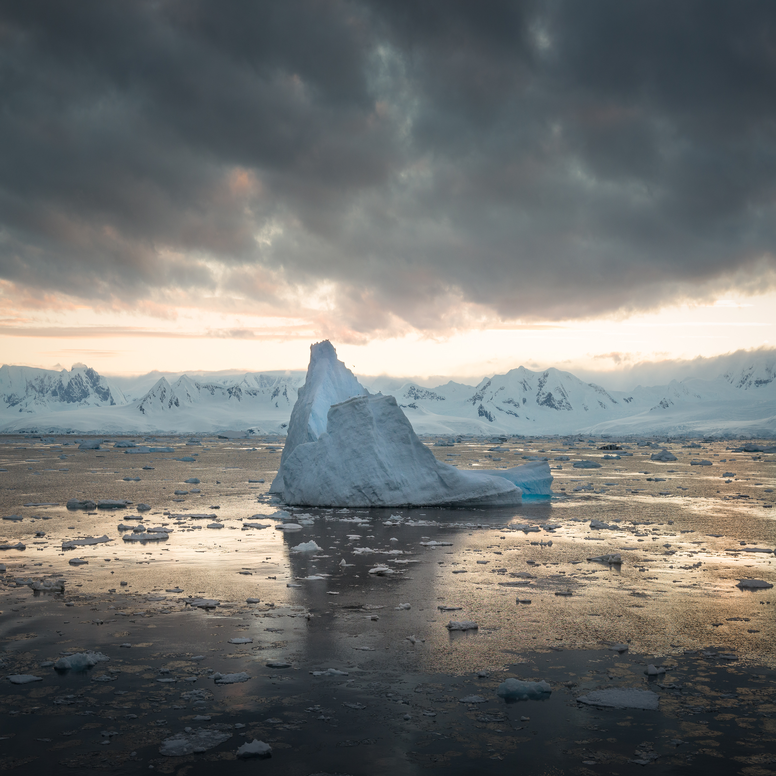 Iceberg Sunset