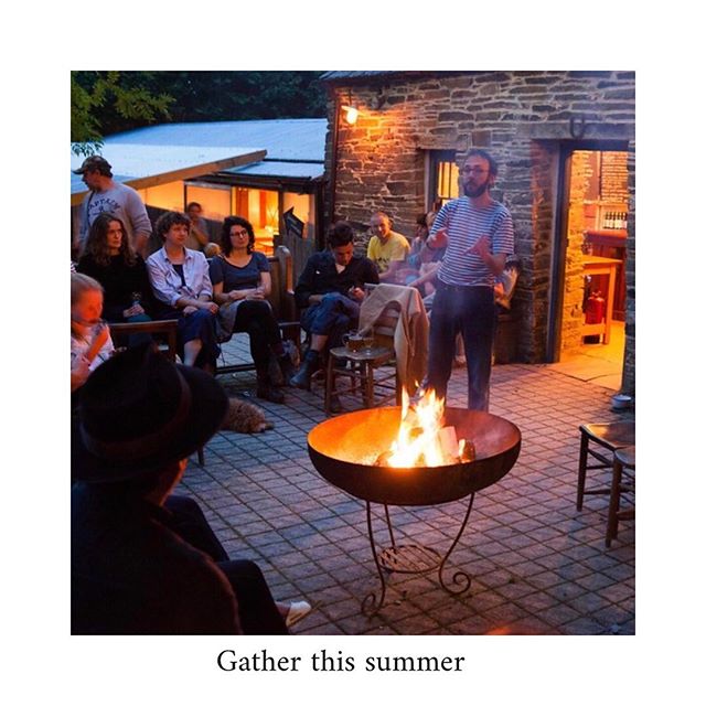 Gather 〰️ Wales' smallest festival.
A new kind of holiday @fforest .
A family friendly holiday of adventures in nature, music, culture, creativity, making, growing &amp; simple pleasures, only 300 tickets per week. 
Here is Oliver @oliverwallacestori