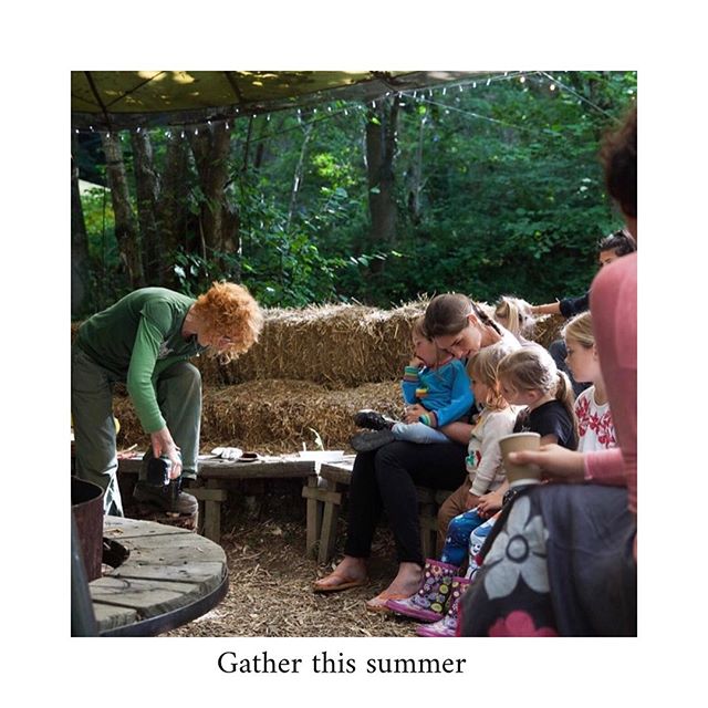 Gather 〰️ Wales' smallest festival.
A new kind of holiday @fforest .
A family friendly holiday of adventures in nature, music, culture, creativity, making, growing &amp; simple pleasures, only 300 tickets per week. 
Here is Tamsin and Woodland Creati