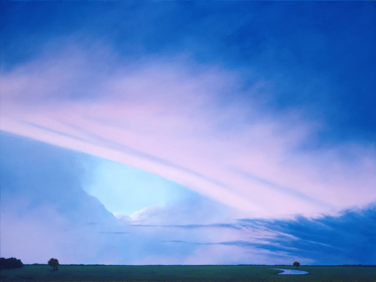  Crescent Twilight - 36" x 48" &nbsp; Acrylic  