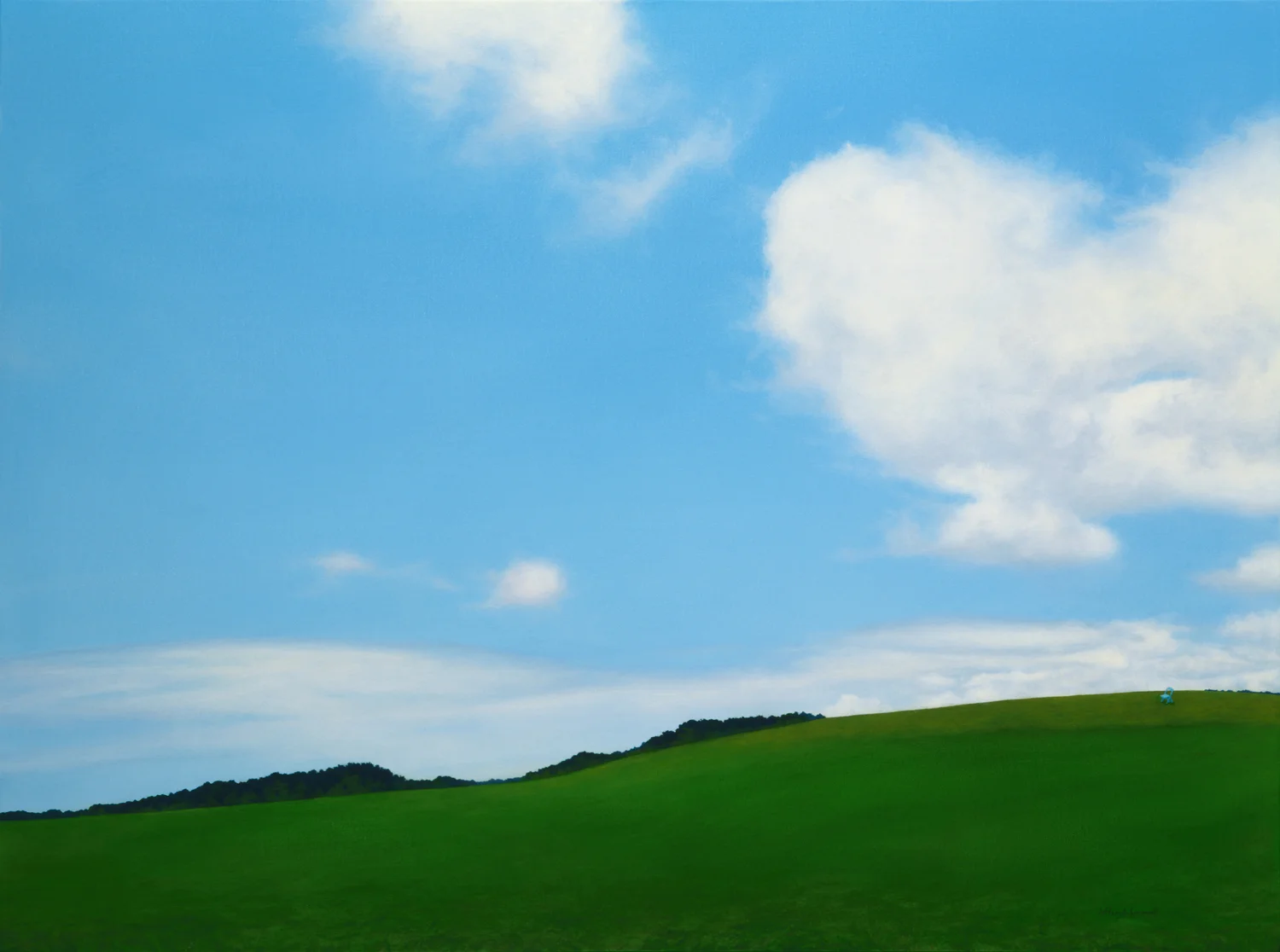  Capture The Hill - 30" x 40"&nbsp;  Acrylic  