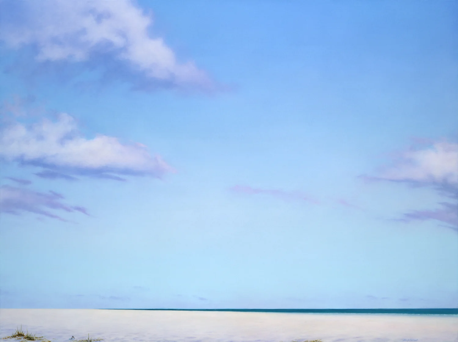  Blue Strand - 48" x 60"&nbsp;  Acrylic  