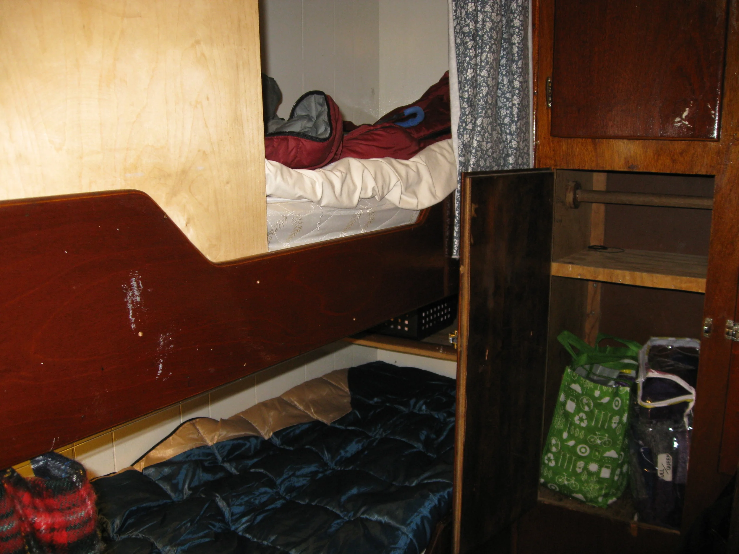 My bunk for 10 days…pretty cozy