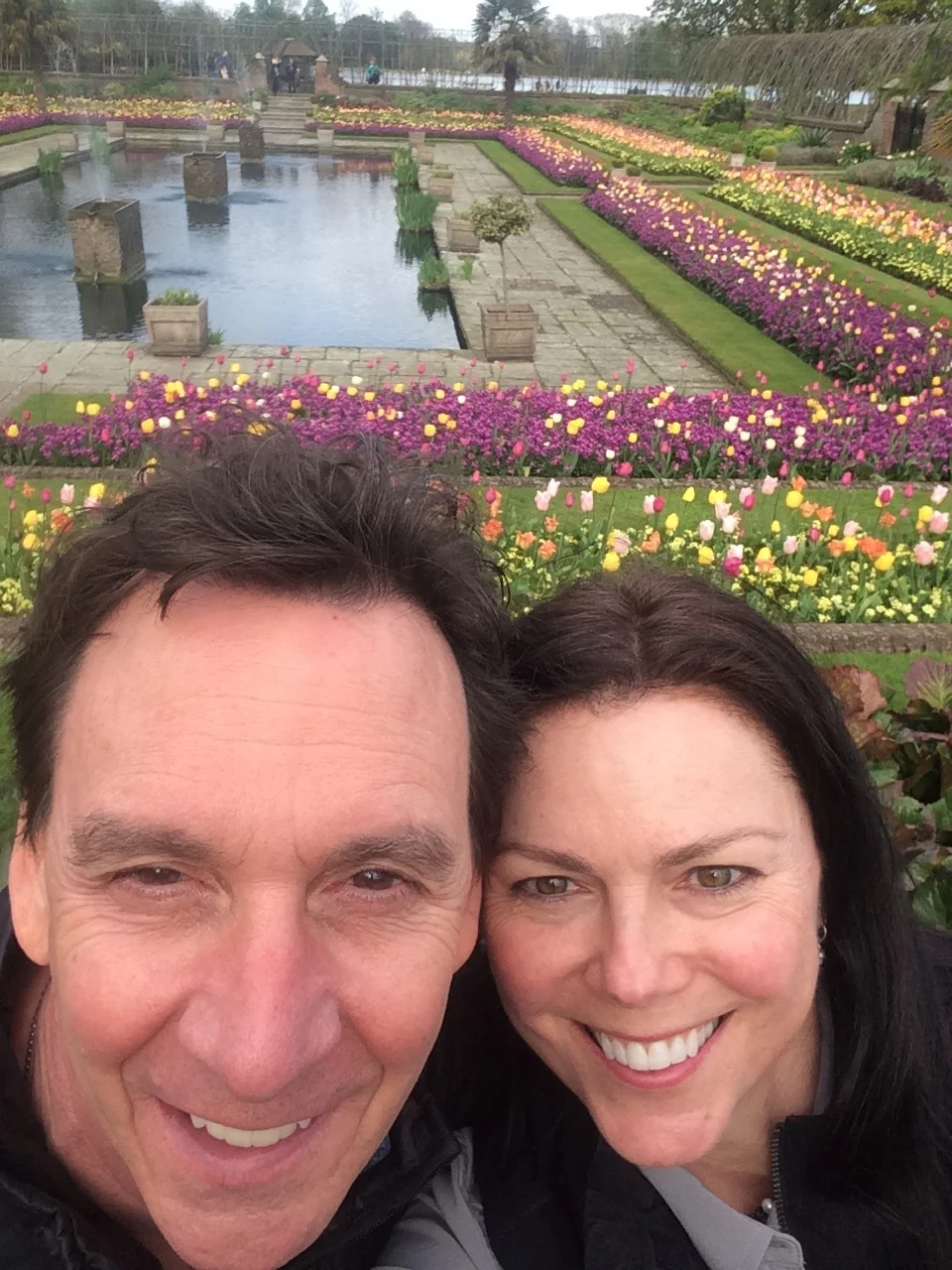 Tuesday enjoying the gardens at Kensington Palace