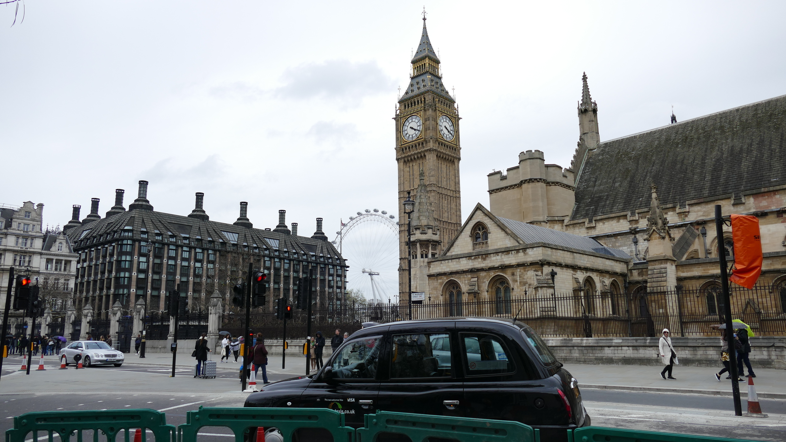 Parliament Street with views of the London Eye, Big Ben & more