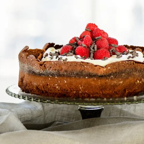 9” Fallen Chocolate Cake