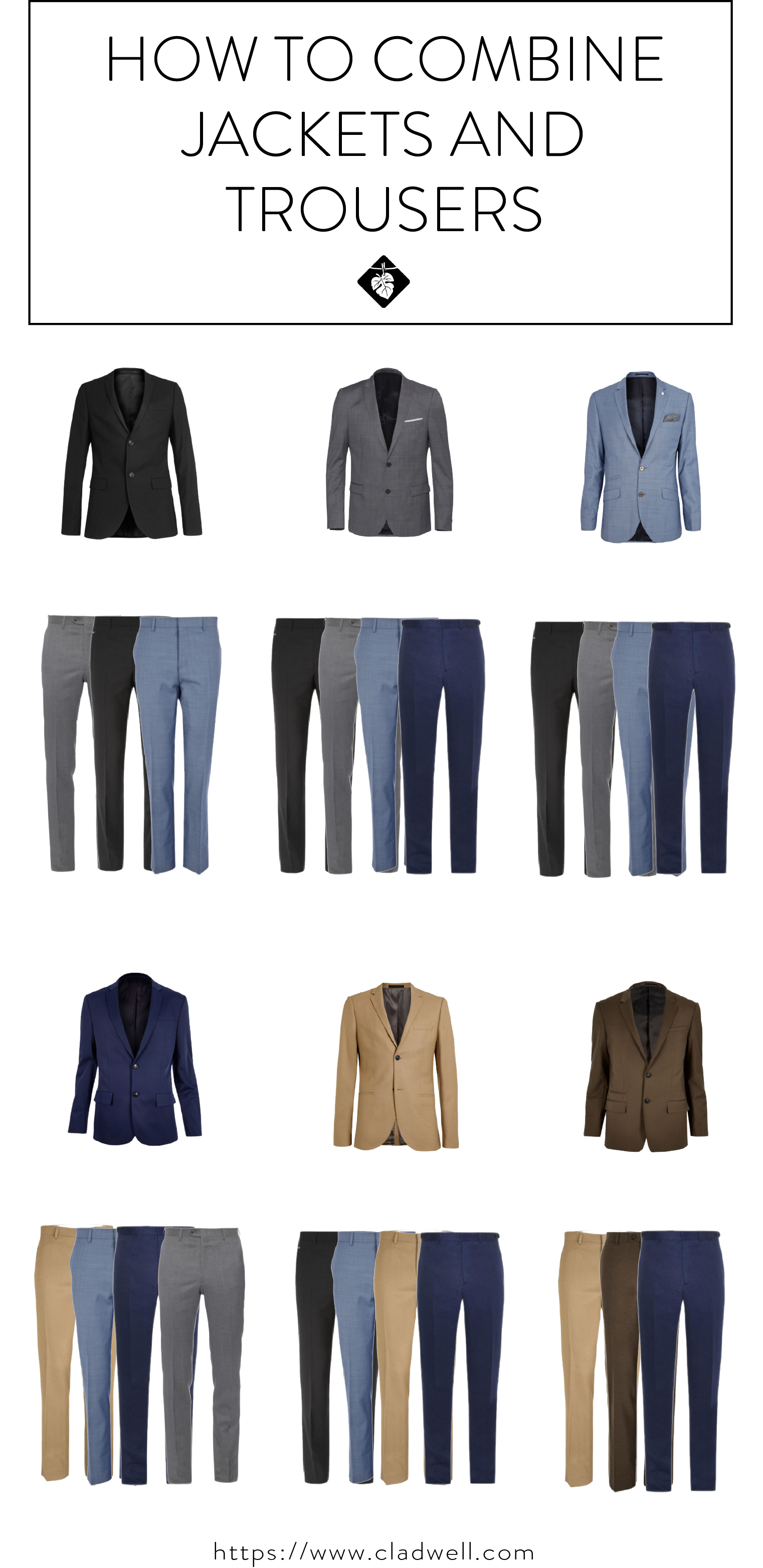 How to Combine Jackets and Trousers for Your Capsule — Cladwell