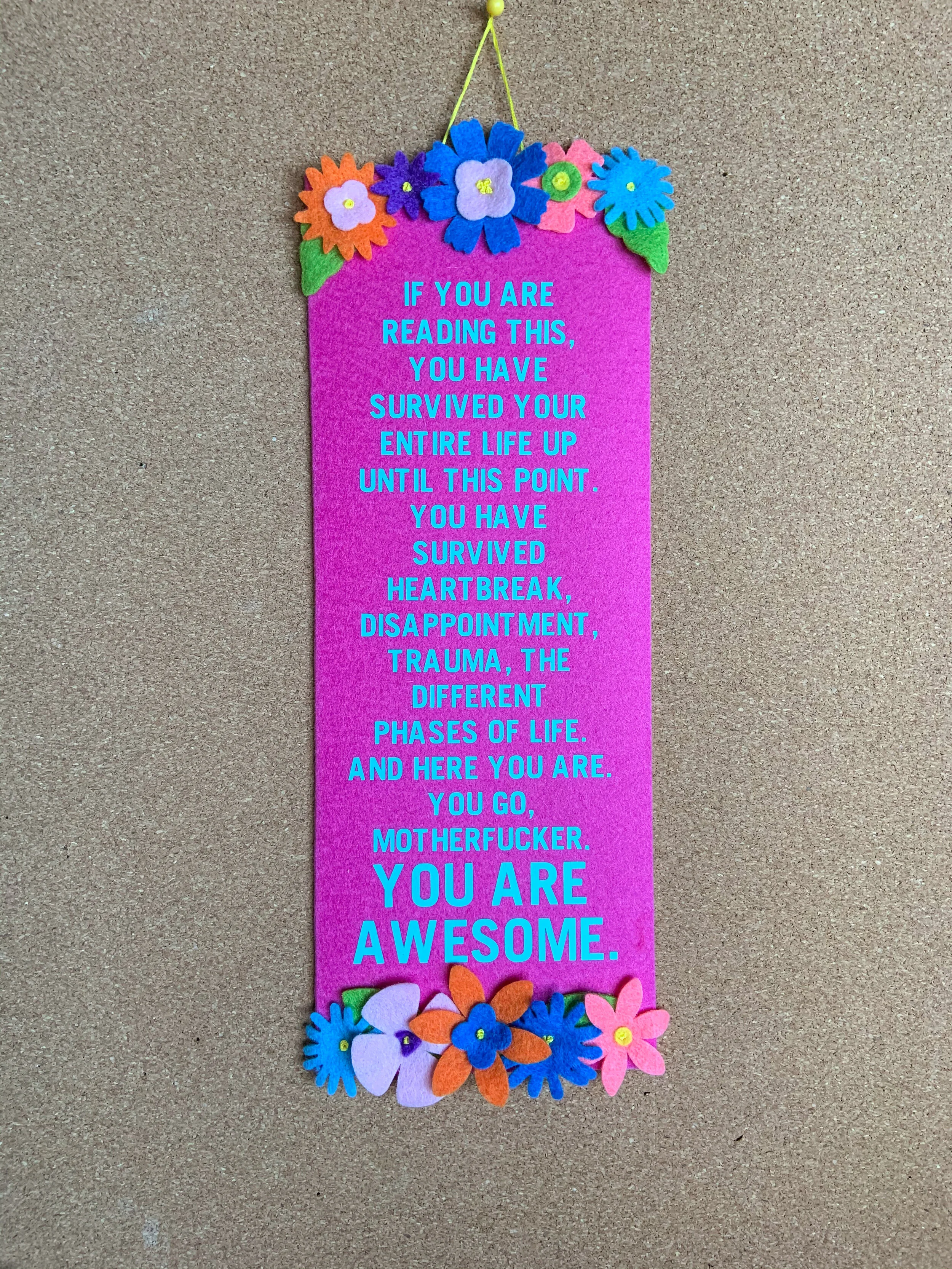 YOU ARE AWESOME WALL HANGING