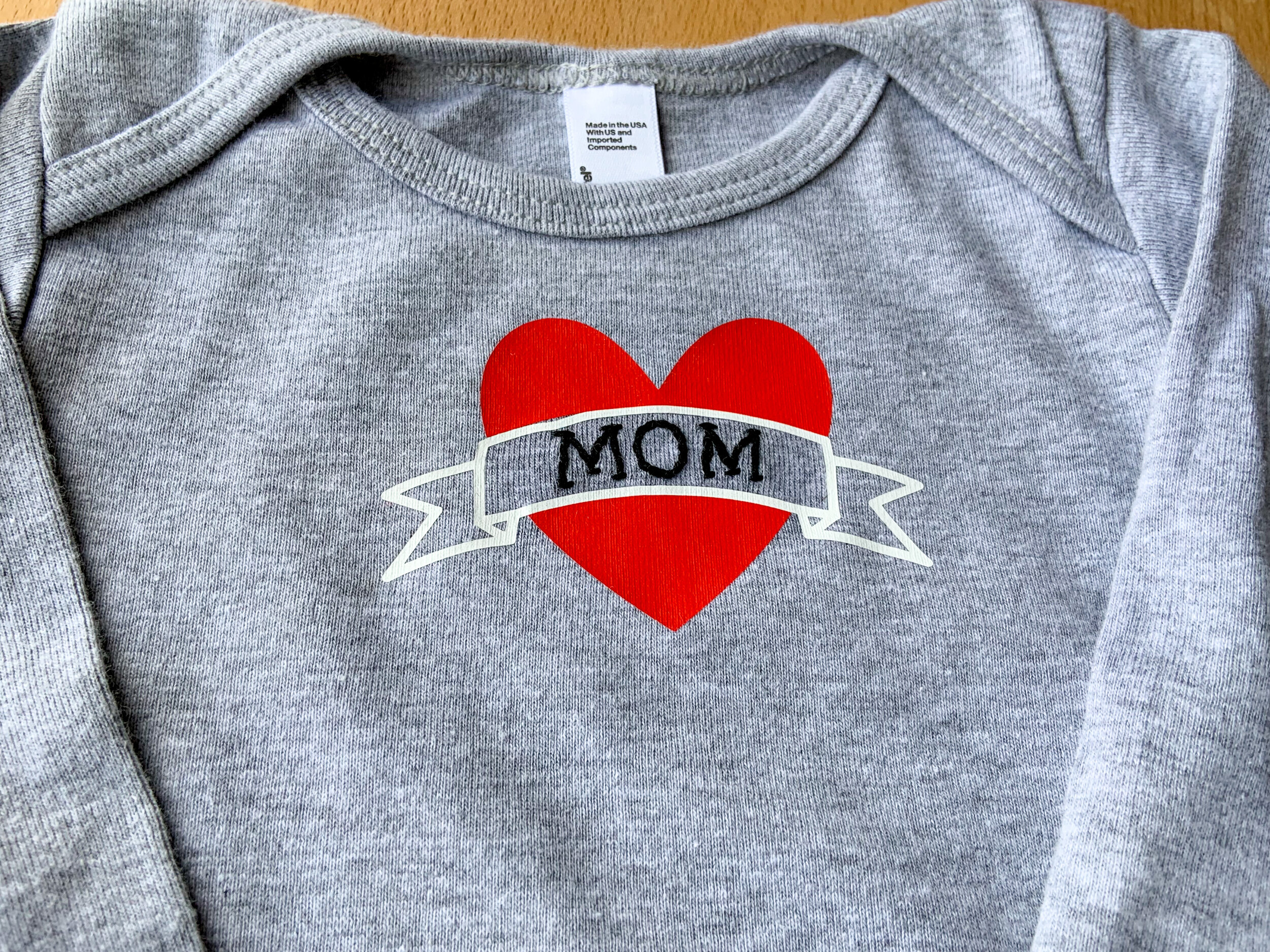 MOM LOVE TATTOO ONESIE