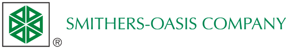 Smithers-Oasis Company logo in green and black with geometric design