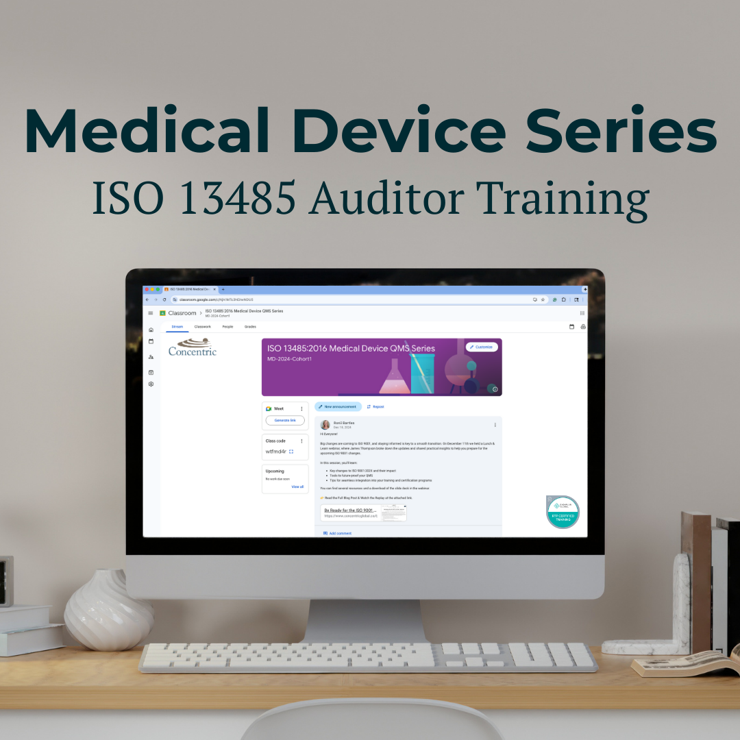 Medical Device Series | ISO 13485 QMS