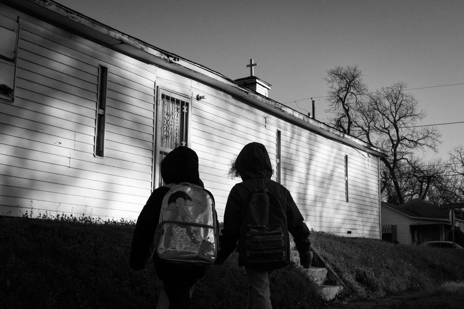 An ongoing project documenting children in Dallas, U.S.A. who are currently homeless and also either attending or attempting to attend school. Covers families living in vehicles, emergency shelters, or on the streets.