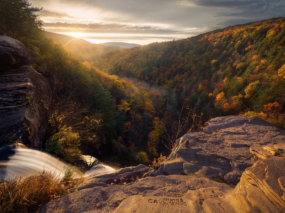 AUTUMN WARMTH | Kaaterskill Falls, Haines Falls, NY