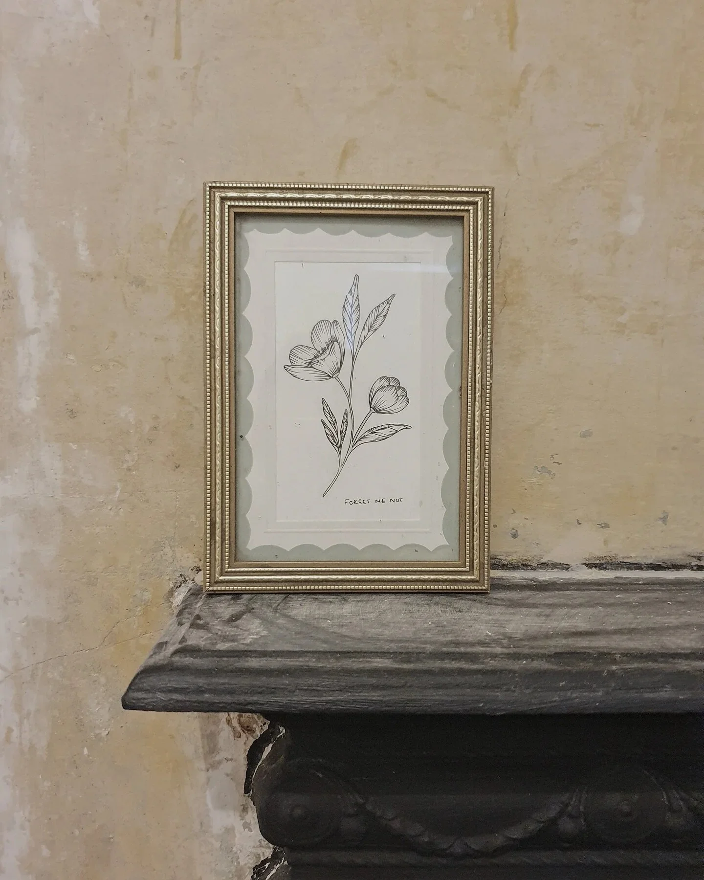 A long while between posts but finally have all my painting supplies out. CONTENT.

I had this small collection of old frames that I found when unpacking and have decided they would make a beautiful little illustration collection.

Colours inspired b