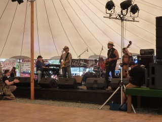 Johnny and The East Coast Rockers at Mystic Blues Festival