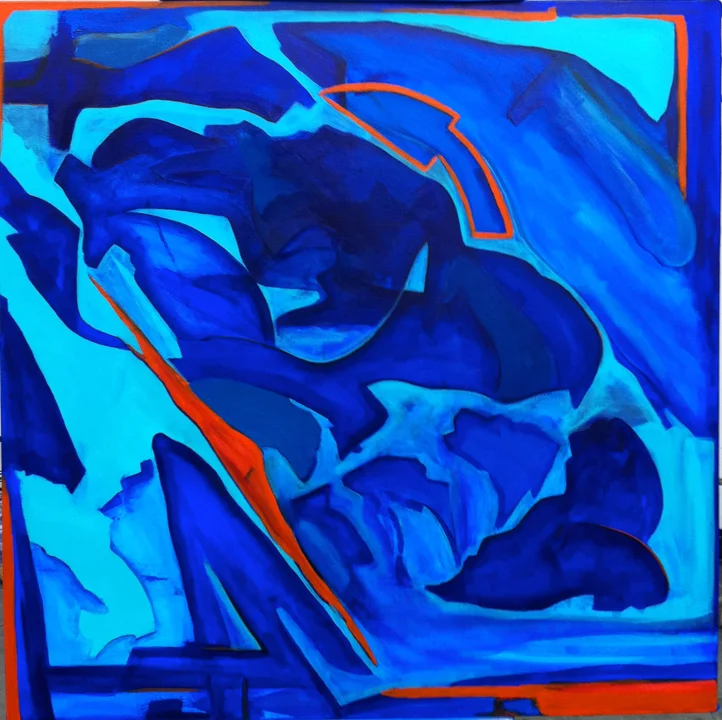  Carry on II - 2010  Acrylic on canvas  -&nbsp;36 x 36 in 