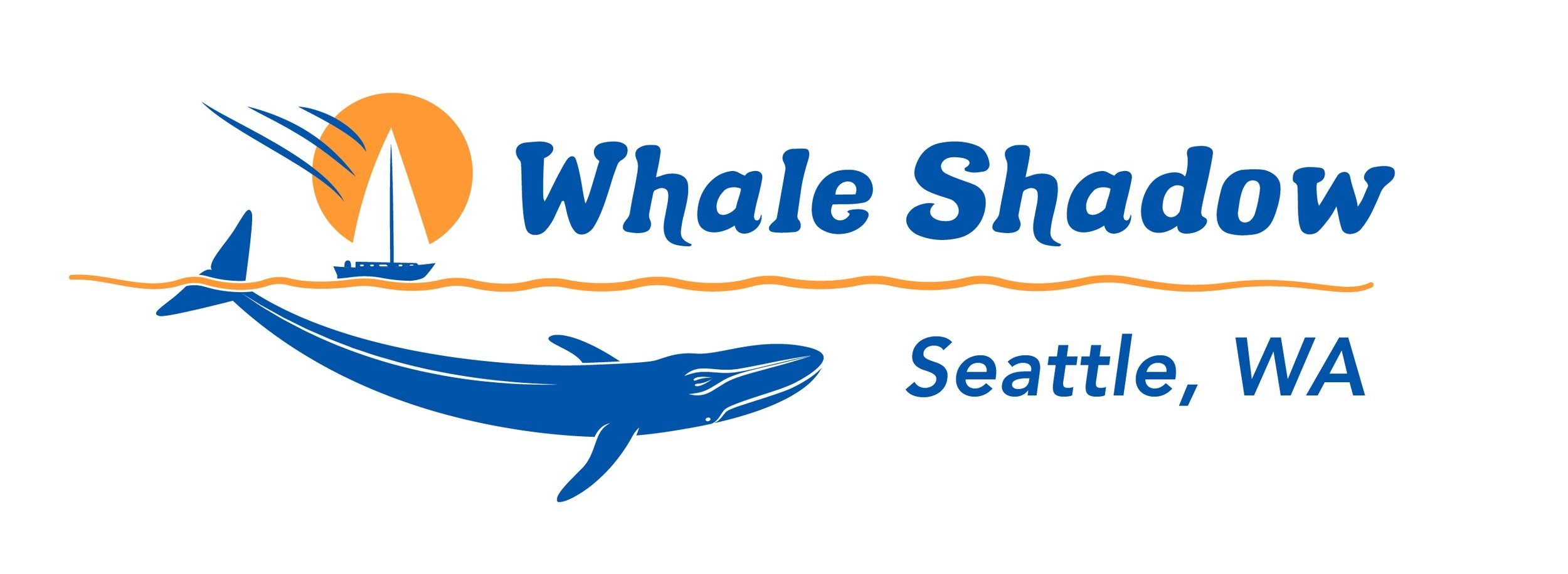  Design for Kristin Pederson, captain of the sailboat Whale Shadow. This logo and name were installed on the side of the vessel. 