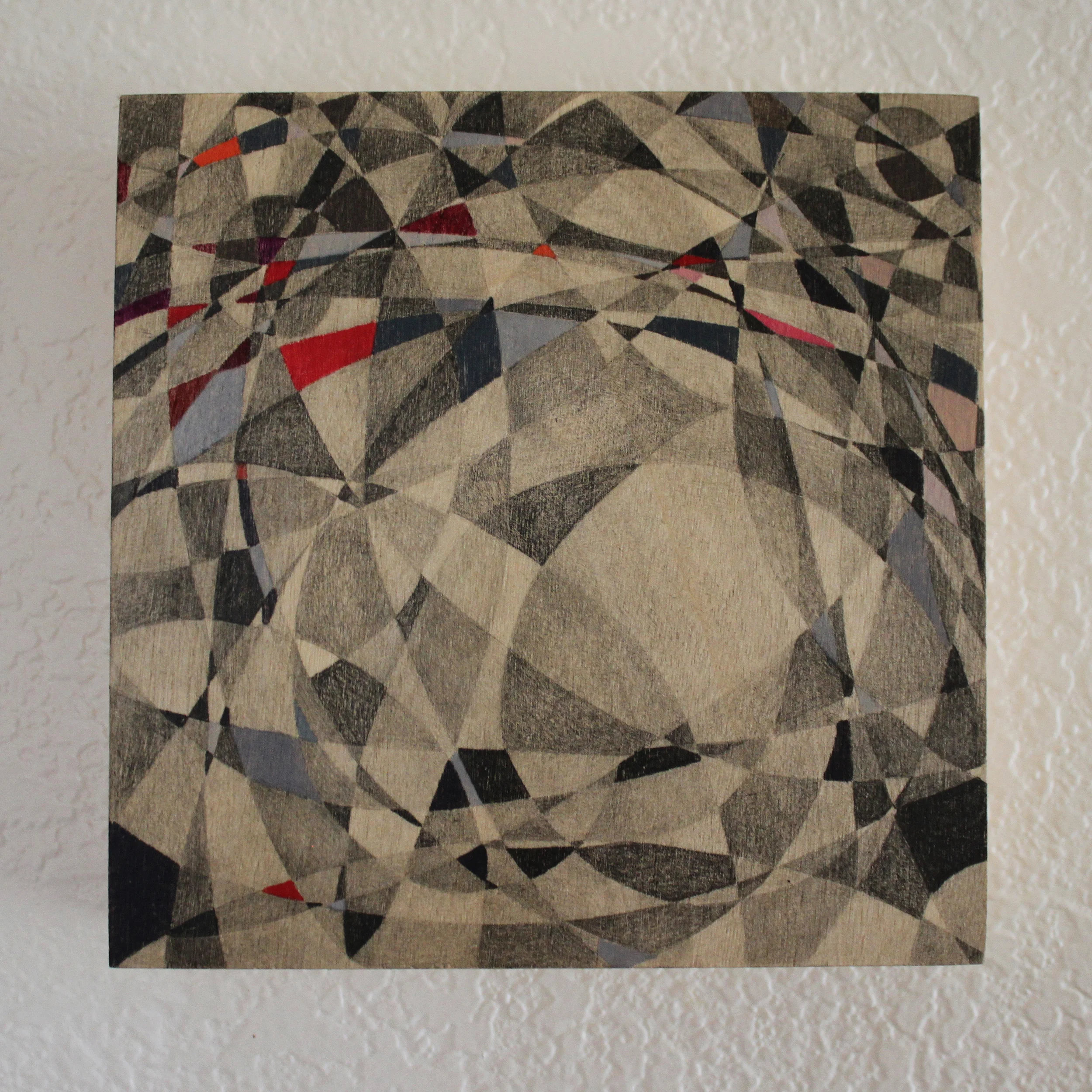 Abstract Pencil on Panel 6in x 6in 2015 Boz Schurr.jpg