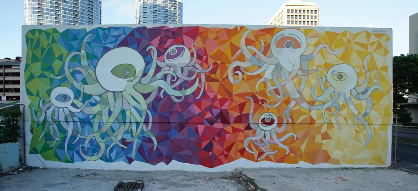 "Octopus Flying Through Space"