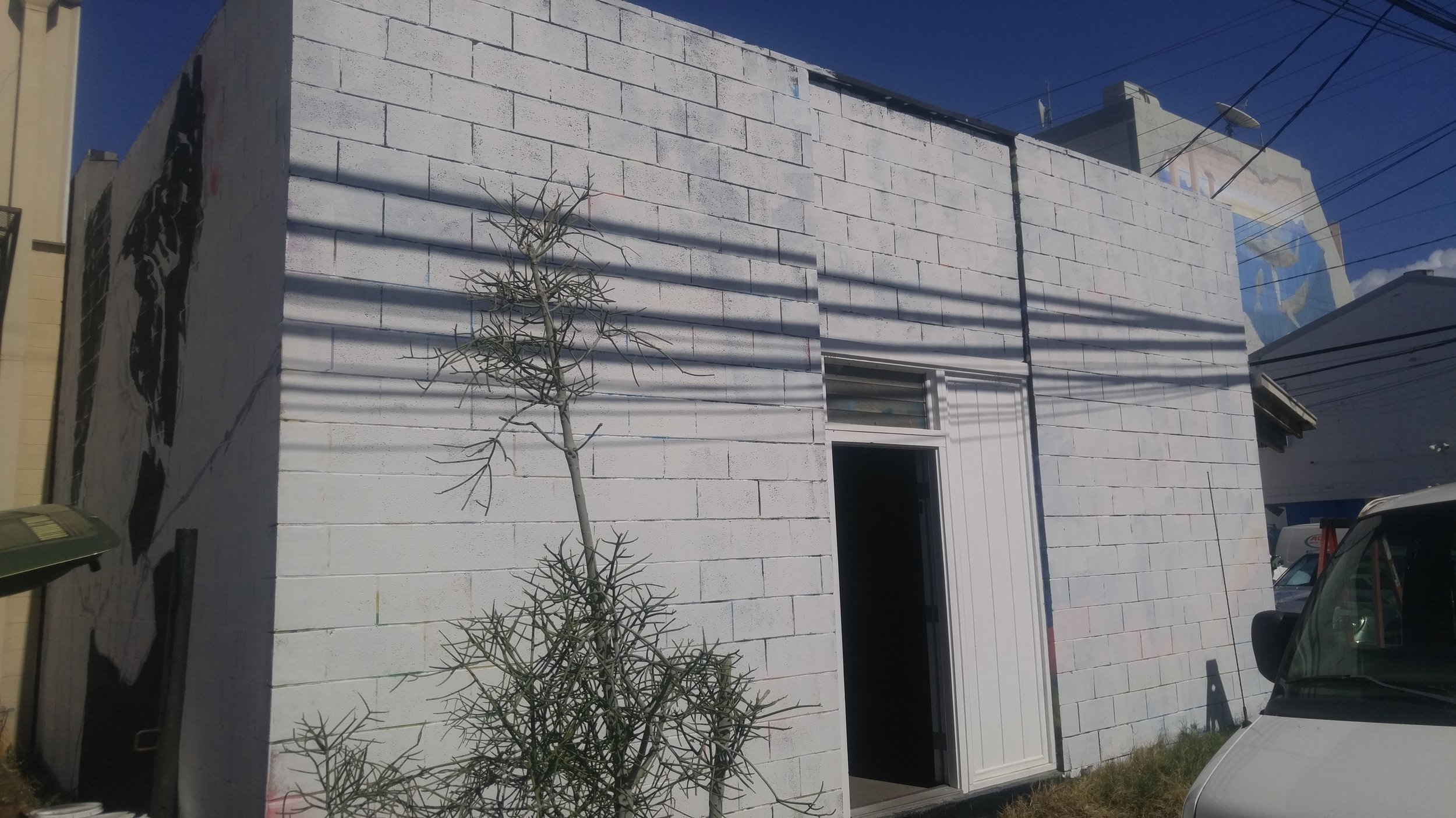 After priming the wall
