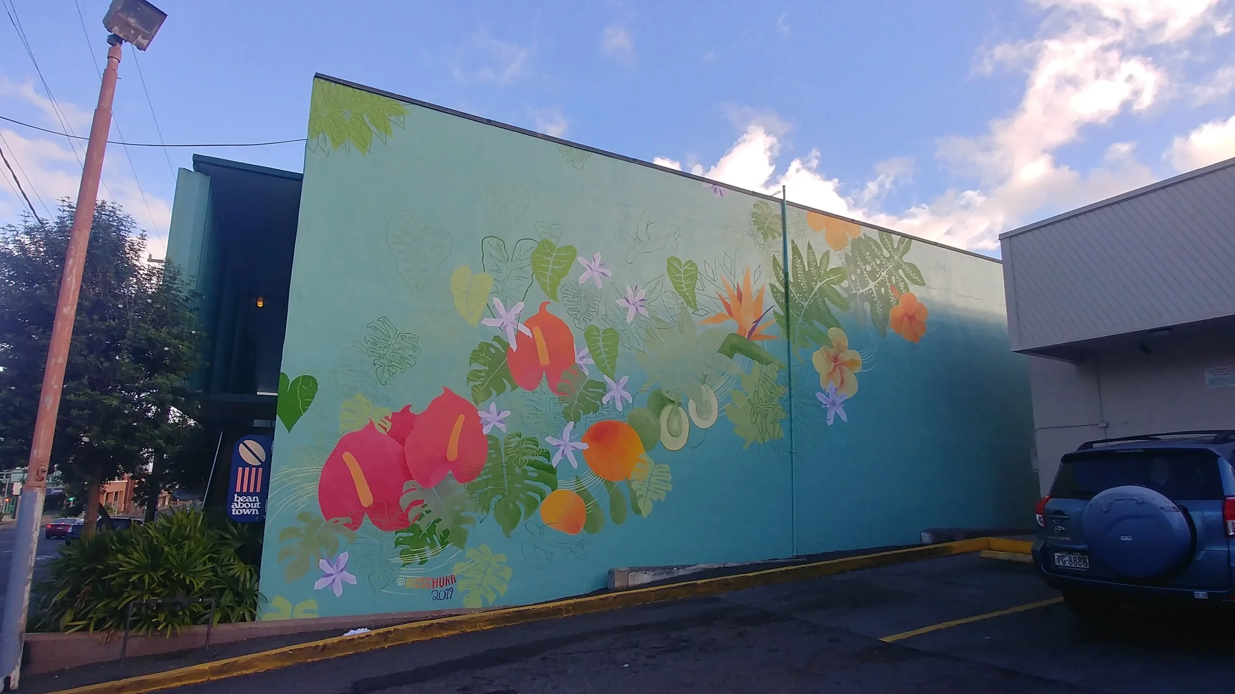 “Hawaiiana Flora and Fauna” Kaimuki, Oahu 2019
