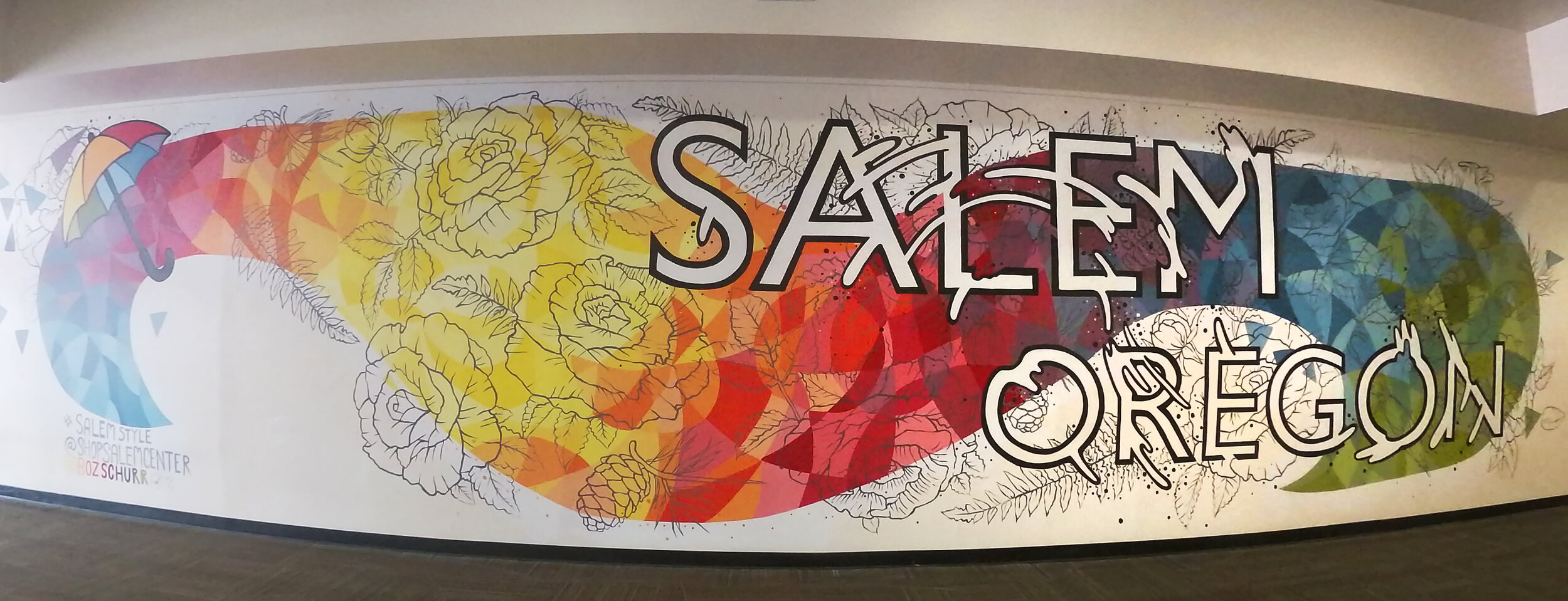 Salem Center Mall Mural (Full View)