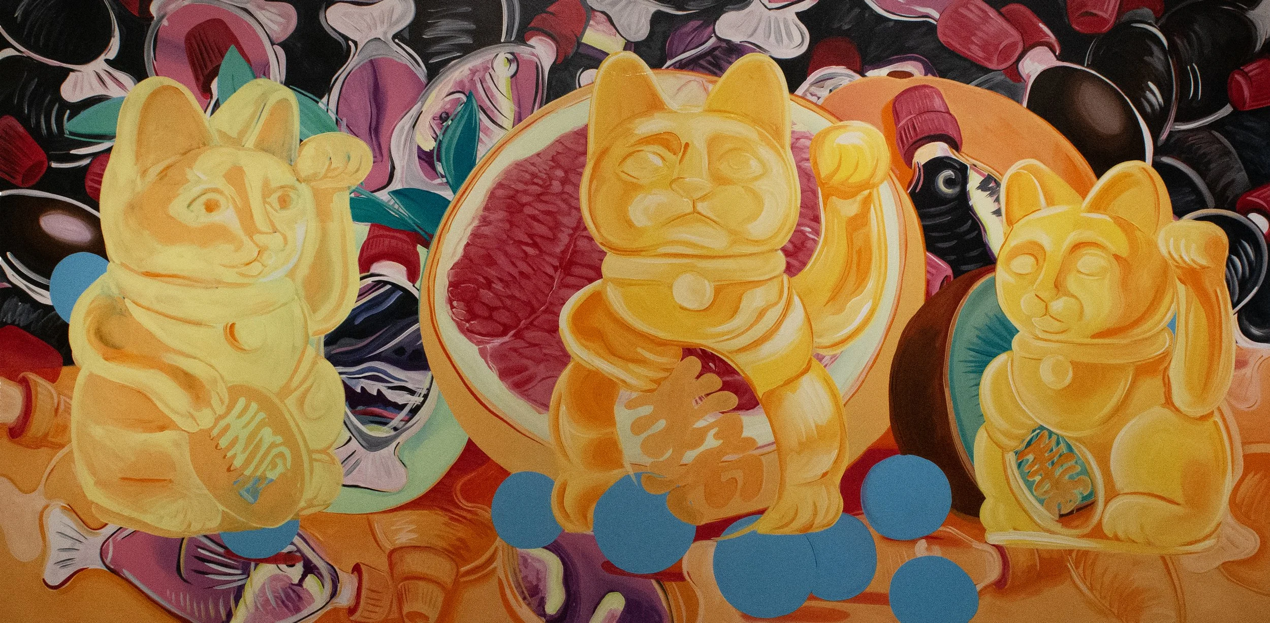 Lucky Cats (maneki-neko 招き猫)