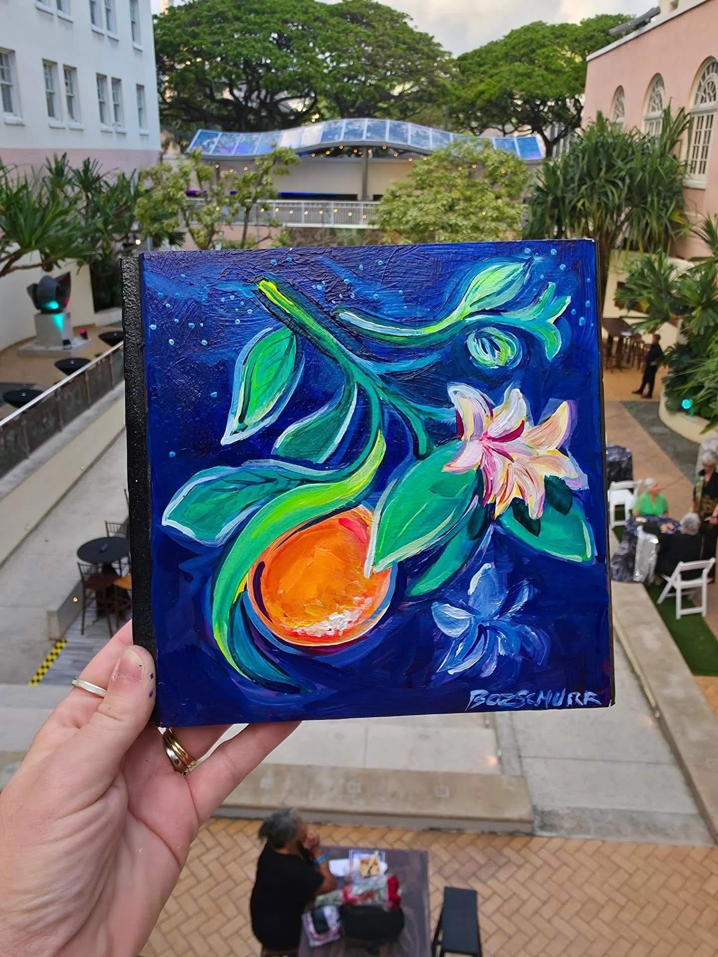 ✨️What an incredible honor to be asked to live paint at the 2026 Mod Gala! Featuring incredible food, fashion and art made to help support community art programs and flood relief. I had such an amazing time connecting with fellow artists and getting 