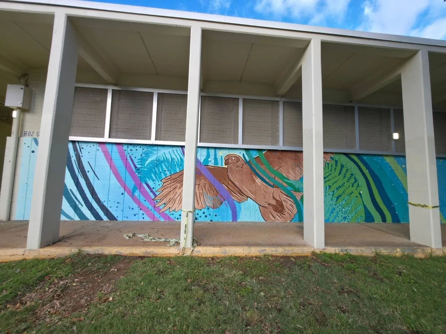 Finally posting this! Thanks again to Ke'elikōlani Middle School for letting me bring my ideas to life! ✨️🌿

In Hawaiian culture, ʻio are considered ʻaumākua, or family gods (I am using this liberally and hopefully respectfully to symbolize the thin
