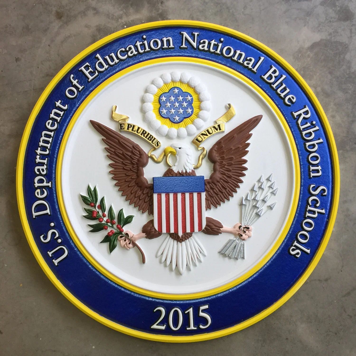 National Blue Ribbon School Dimensional Seal