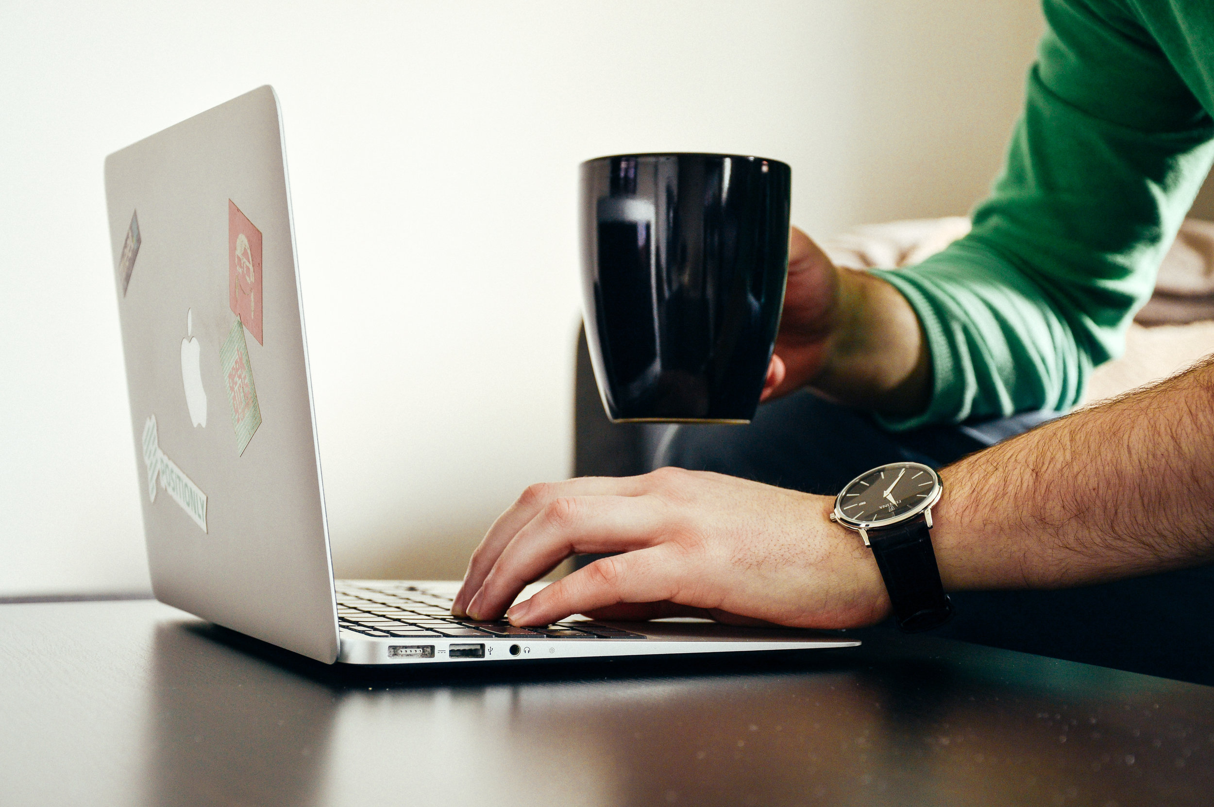 A cup of coffee while reading a few personal finance blogs. What a great way to start the day!